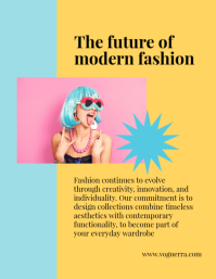 Blue Fashion Lookbook Iflaya Template - Page 5