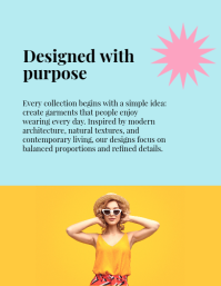 Blue Fashion Lookbook Iflaya Template - Page 3