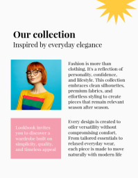 Blue Fashion Lookbook Iflaya Template - Page 2