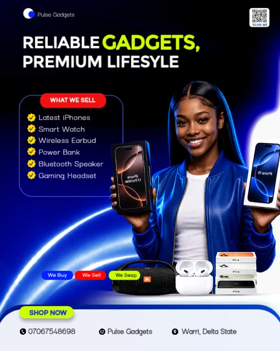 Gadget Sales And Exchange Template | PosterMyWall
