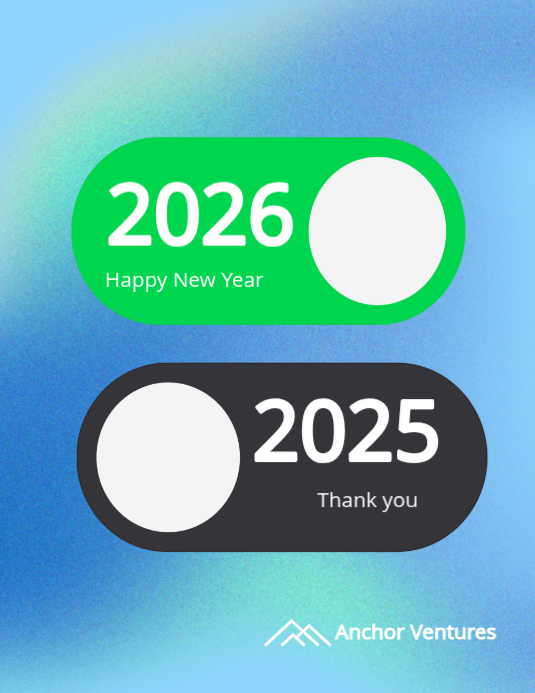 Copy of Blue Modern & Minimal Happy New Year Flyer (us Letter ...