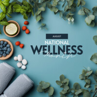 National Wellness Month Flyers Template | PosterMyWall