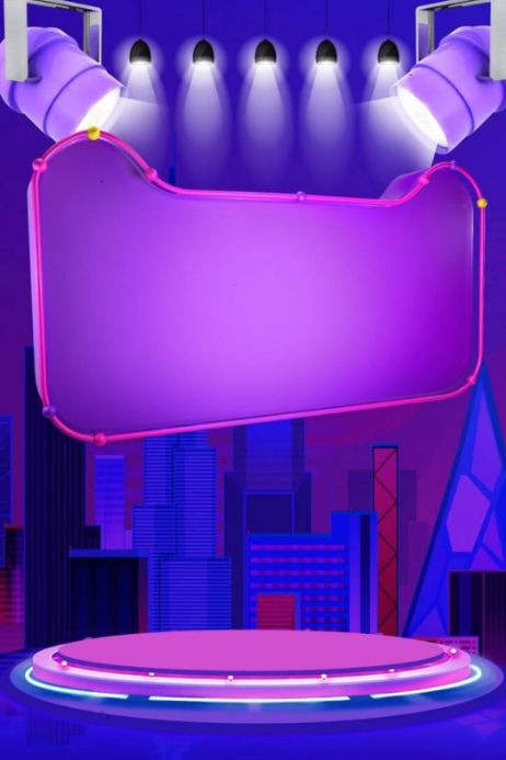 Futuristic Stage Design Posters Template | PosterMyWall