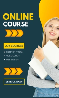 Blue Modern & Minimal Online Course Us Legal template