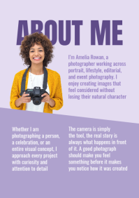 Bleu Photography Portfolio A4 Template - Page 2