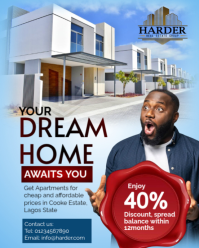 Blu Real Estate Promotion Instagram Portrait Template