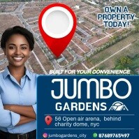 Blue Real Estate Promotion Instagram Post Template