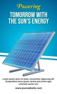 Blue Modern & Minimal Solar Energy Us Legal template