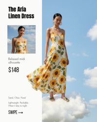 Blue Summer Fashion Collection Instagram Portrait Template - Page 2