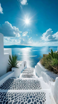 Azul Coastal Vacation Instagram 快拍 Template
