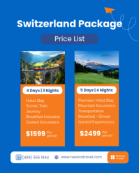 Blue Travel Packages Instagram Portrait Template - Page 4