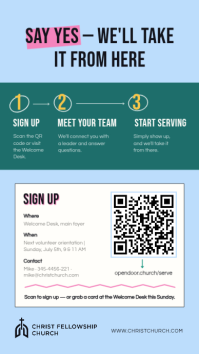 Blue Volunteer Recruitment Instagram Story Template - Page 3