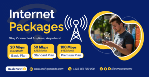 Azul Internet Packages Facebook Shared Image Template