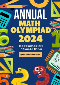 Blue Modern & Minimal Annual Math Olympiad 2024 A2 template