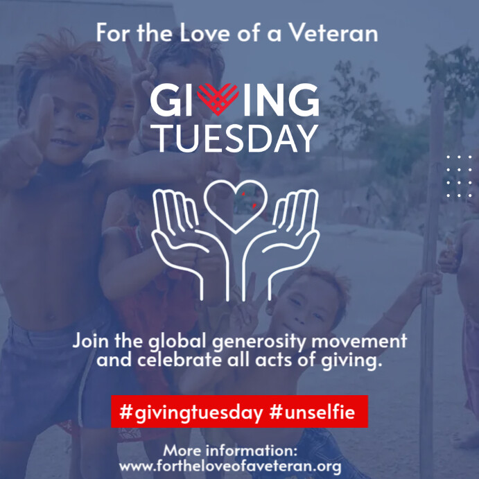 Plantilla de Blue Modern & Minimal Giving Tuesday Flyer Instagram Post ...