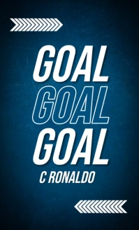 Blue Modern & Minimal Soccer Goal Us Legal Umthetho we-US template