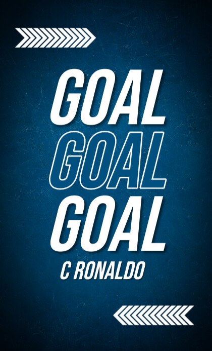 Blue Modern & Minimal Soccer Goal Us Legal template