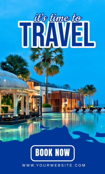 Blue Modern & Minimal Travel Legal As template