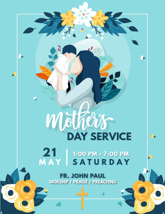 Mother's Day Program Flyers Template | PosterMyWall