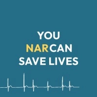 Blue Narcan Training Instagram Slideshow Quadrat (1:1) template