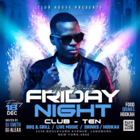 Blue Neon Nightclub Event Instagram Post Video Instagram-Beitrag template