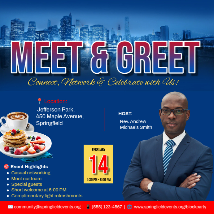 Networking Event Instagram Ad Template | PosterMyWall