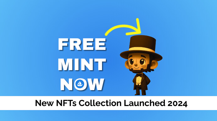 Blue Nfts Mint Youtube Thumbnail Template | PosterMyWall