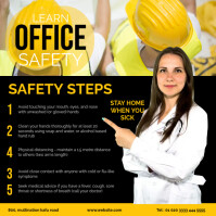 Hitam Office Safety Iphosti le-Instagram Template