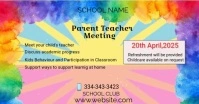 Blue  Parent Teacher Meeting Facebook Shared Image template