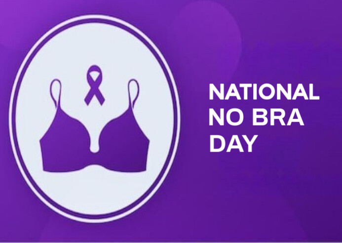 Blue Pastel National Bra Day Postcard Template | PosterMyWall