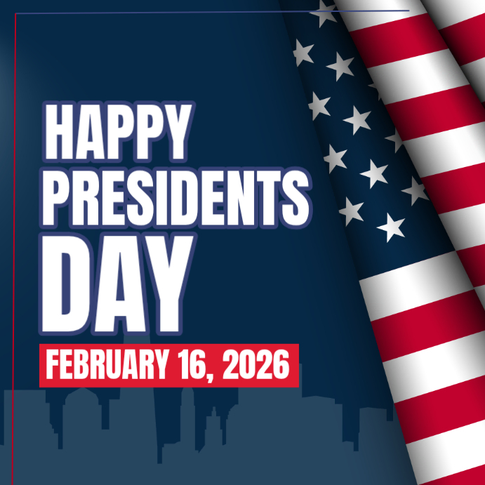 Blue Presidents Day Instagram Post Template | PosterMyWall