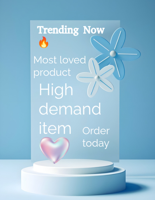 Blue Product Promotion Flyer Template | PosterMyWall