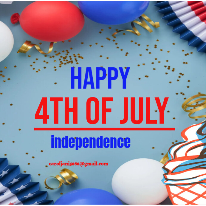 Copy of Blue Professional 4th Of July Celebration Instagram Post ...