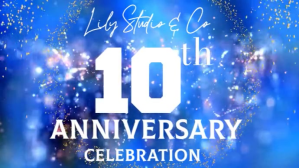 Blue Professional Anniversary Celebration Video  Digital Display (16:9) template