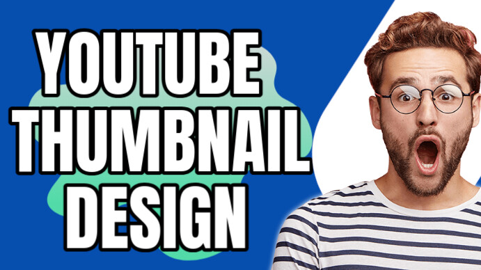 Blue Professional Blue  Youtube Thumbnail template