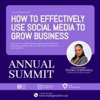Azul Business Summit Instagram Post Template