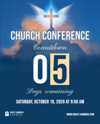 Bleu Church Conference Countdown Instagram Portrait Template - Page 4