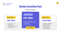 Blue Consulting Services ภาพที่แชร์บน Facebook Template - Page 3