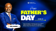 Azul Father's Day Celebration Pantalla Digital Template