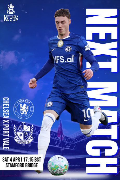 Football Match Announcement Template | PosterMyWall