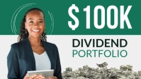 Blue Professional Green And White Financial Thumbnail Youtube Video Template Design  Youtube Thumbna