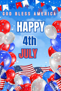 Blu 4th of July Celebration Pinterest 图片 Template
