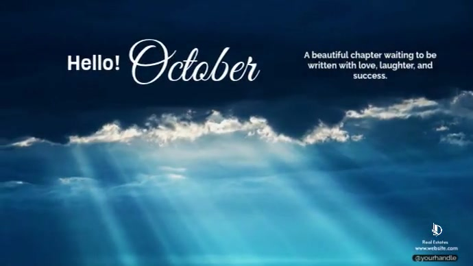 October Greeting Template | PosterMyWall