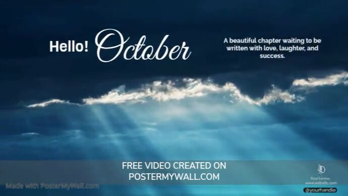 Copy of Blue Professional Hello September Digital Display (16:9 ...