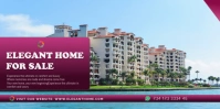 Blue Professional Home For Sale Eventbrite Banner template