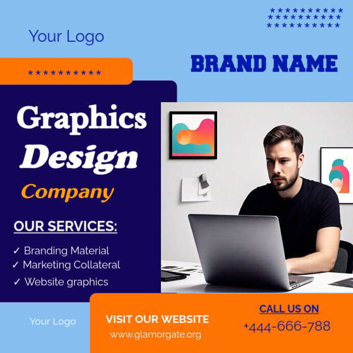 Copy of Blue Professional In Instagram Post | PosterMyWall
