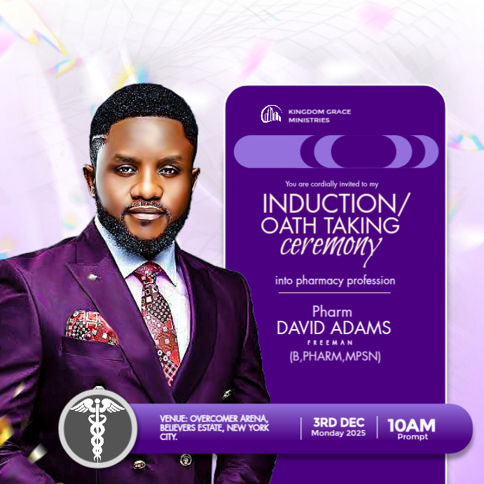 Induction Ceremony Instagram Ad Template | PosterMyWall