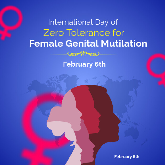 Blue Professional International Day Of Female Genital Mutilation ...