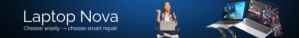 Blue Professional Laptop Repair Etsy Banner Etsy-Banner template