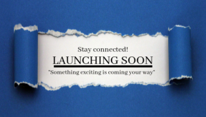 Blue Professional Launching Soon Announcement  Blog Header Igama LeBhulogi template